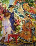 Colin Campbell Cooper Fortune Teller USA oil painting artist